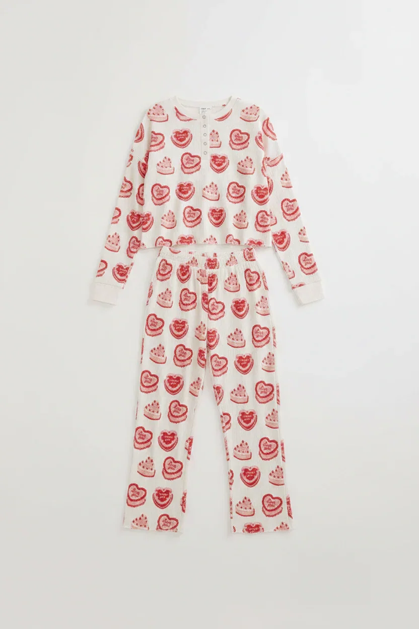Beach Riot Pacific Long Sleeve PJ Sleep Set Sweat Treat