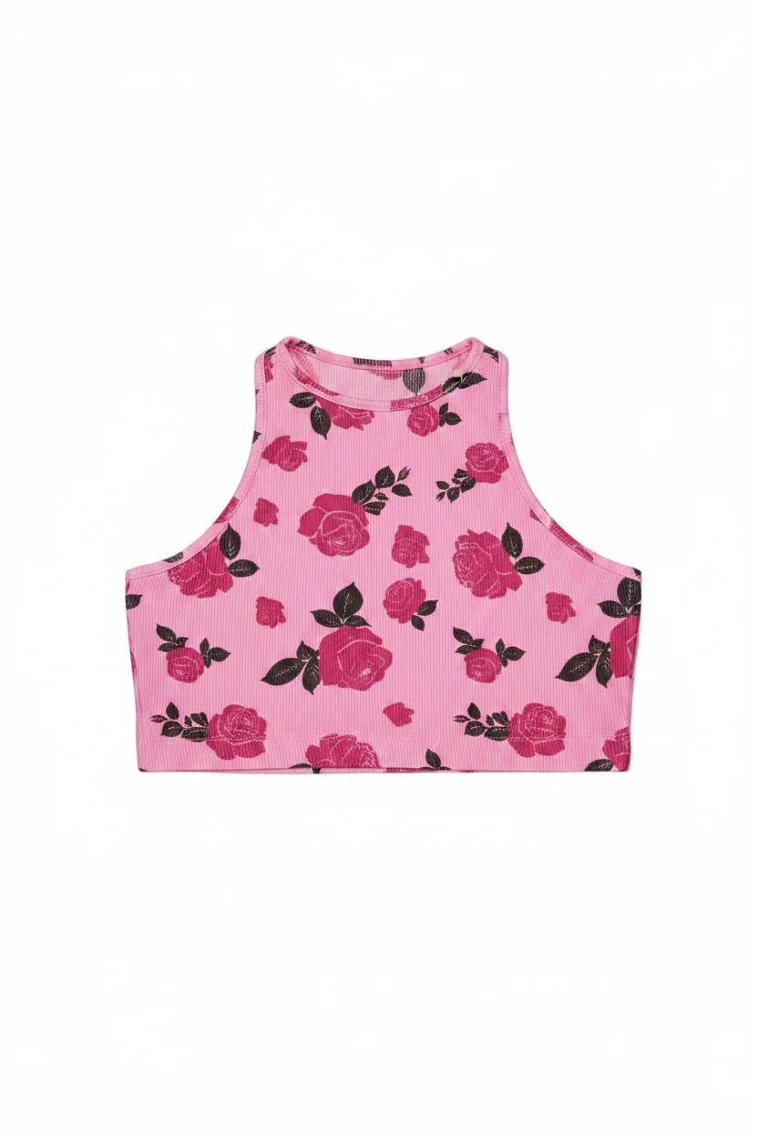 Beach Riot Anna Pink Rose Tank Top