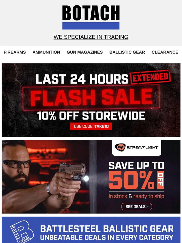 ⏰ LAST 24 HOURS EXTENDED — 10% OFF STOREWIDE! - Use Coupon Code TAKE10 At Checkout!