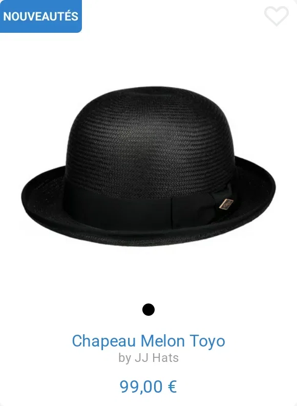 Chapeau Melon Toyo by JJ Hats