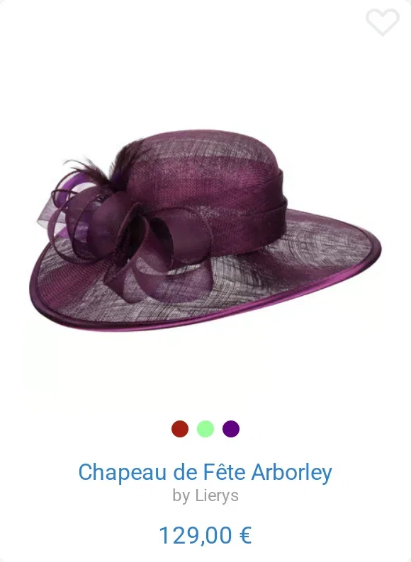 Chapeau de Fête Arborley by Lierys