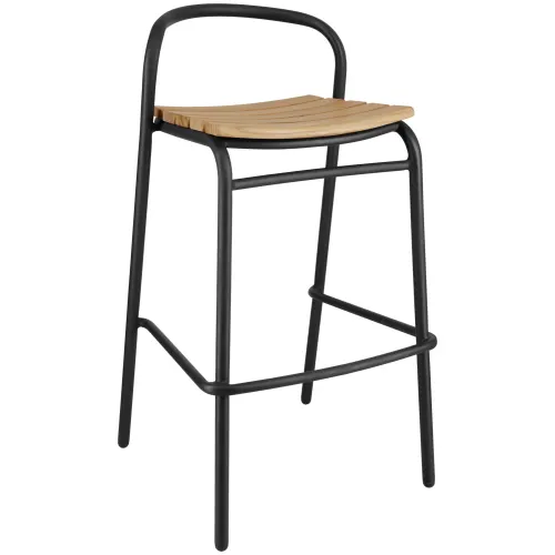 Outdoor-Teak-Barstuhl Zolia
