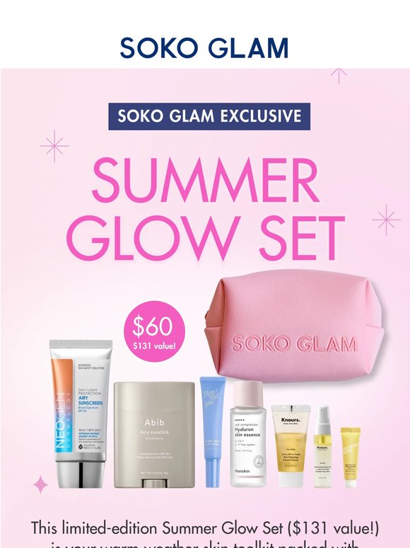 The Soko Summer Glow Set is here (and it won't last long) ☀️