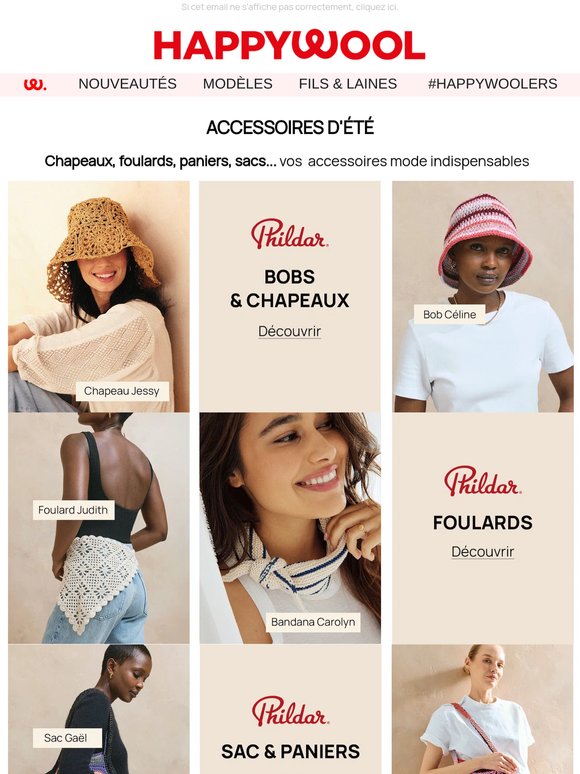 Bobs, sacs, foulards : vos accessoires d'été