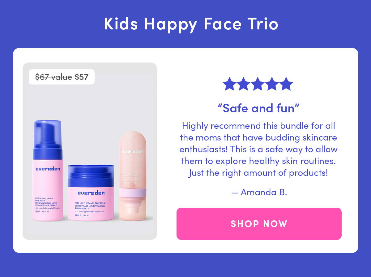 Kids Happy Face Trio