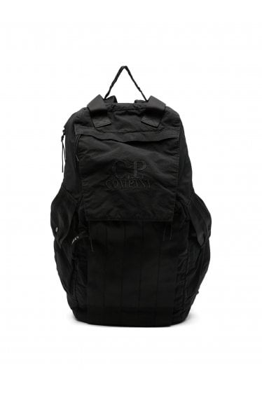 Branded Backpack Black