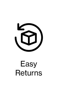 an image of a sign that says easy and extended returns
