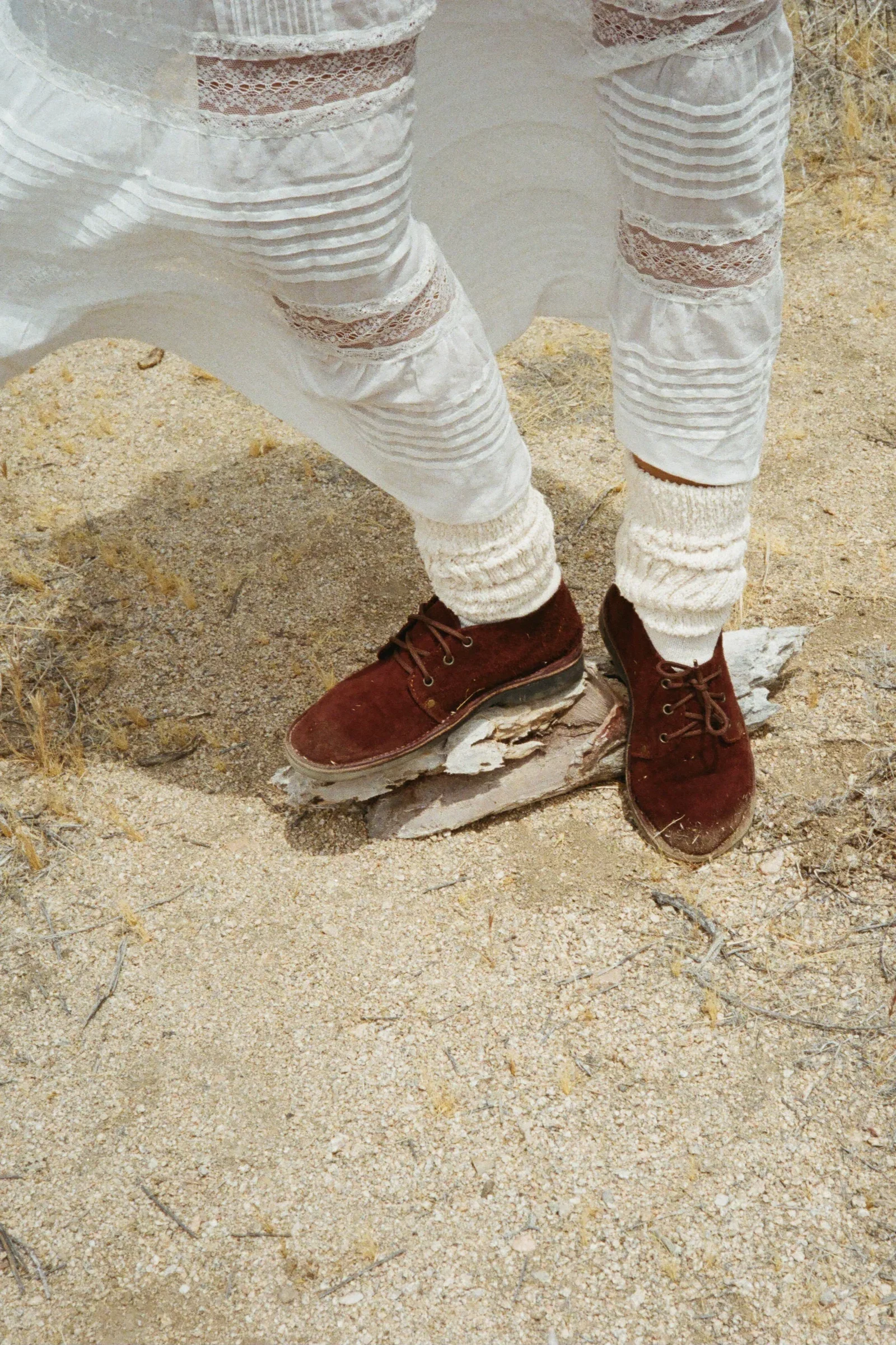 Image of Erongo Vellies in Brown Suede