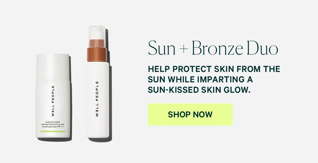 Sun + Bronze Duo Help protect skin from the sun while imparting a sun-kissed skin glow. SHOP NOW