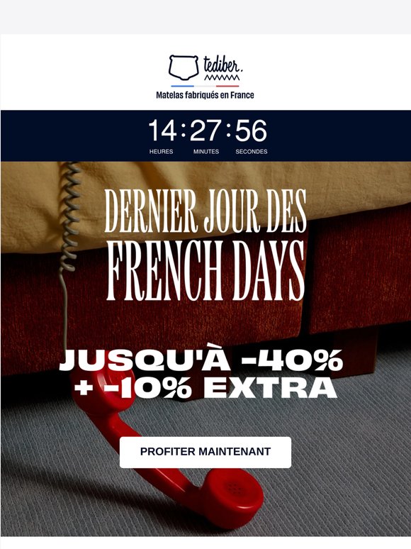 FIN DES FRENCH DAYS CE SOIR
