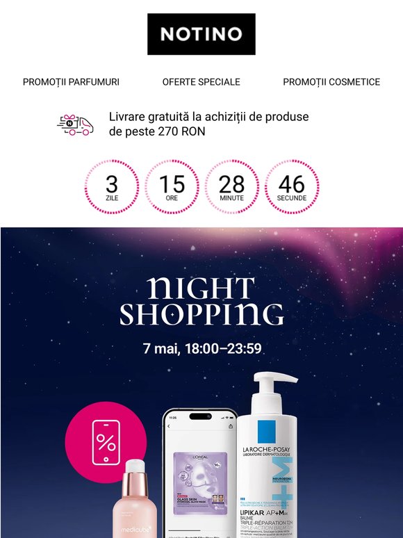 Nu ratați reducerea de 23% la produsele cosmetice pentru ten și corp