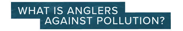 What is anglers against pollution?