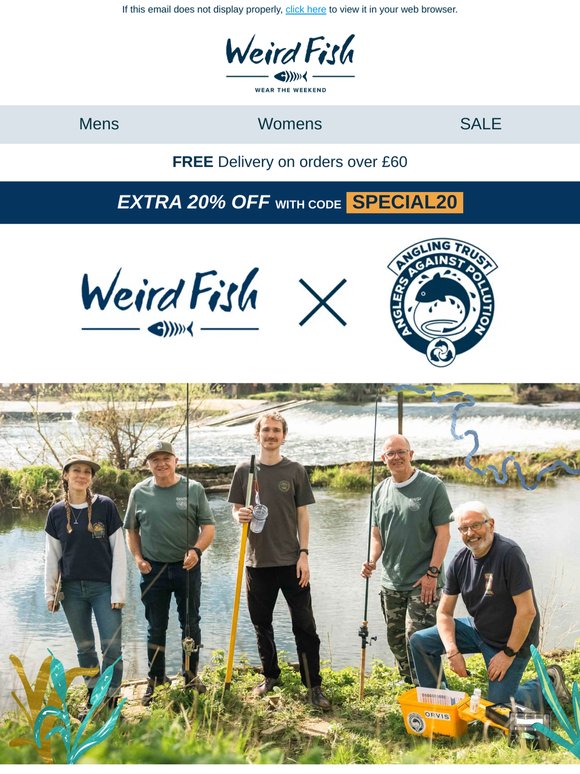 A T-Shirt that gives something back 🎣
