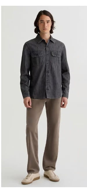 Protege Straight Jean In Industrial Taupe