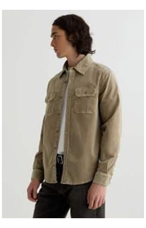 Curtis Work Shirt In Industrial Taupe