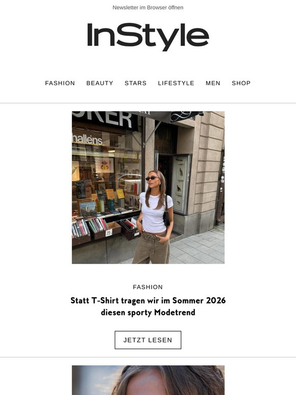 Statt T-Shirt tragen wir im Sommer 2026 diesen sporty Modetrend