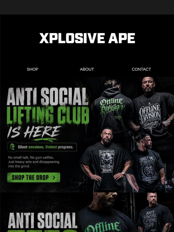 ANTI SOCIAL LIFTING CLUB 🟢