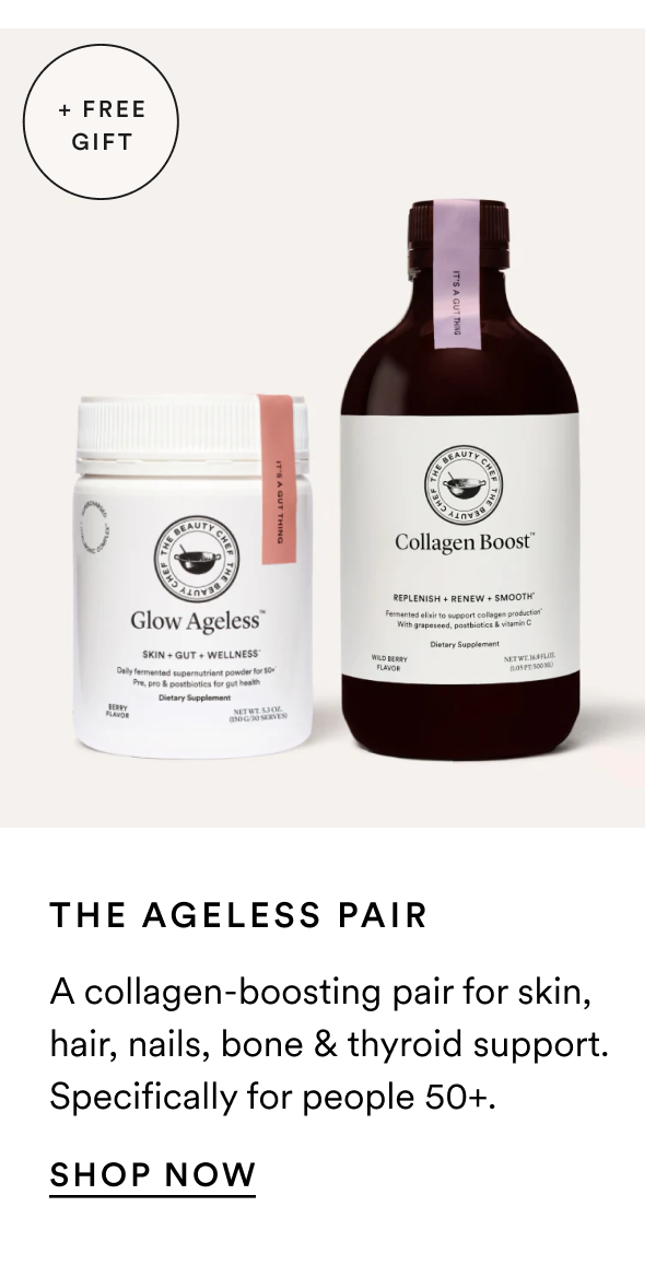 The Beauty Chef: Order The Ageless Pair & Score A FREE Tub Of Plumpers™ Collagen  Chewables in Kakadu Plum & Berry (v. at $45).