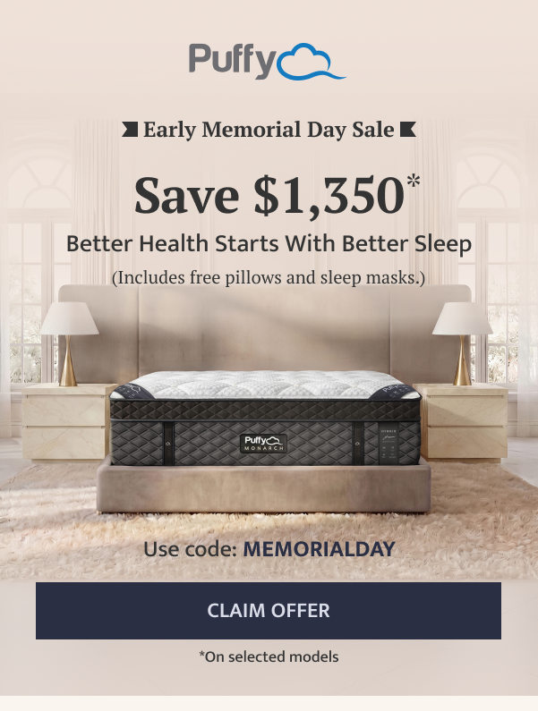 Save $1,350 with code MEMORIALDAY