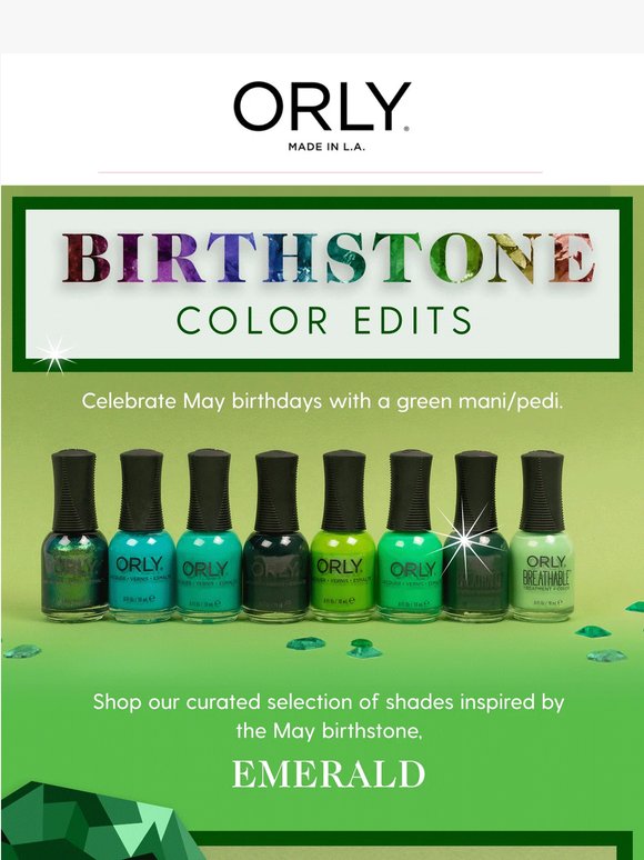 Flash Sale: 25% Off Birthstone Color Edits 💚
