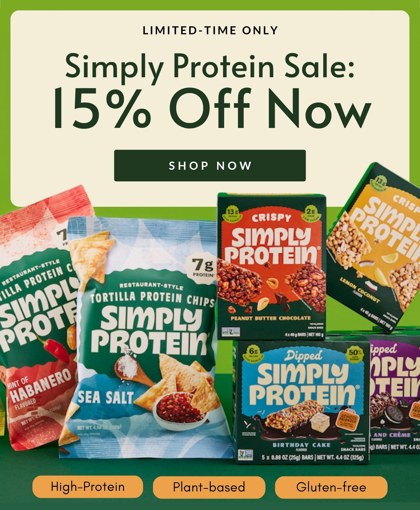 15% Off Simply Protein
