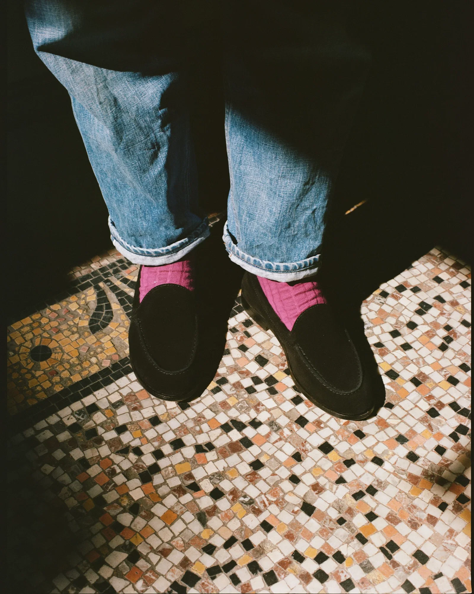 Image of Black Suede Henri Summer Loafer