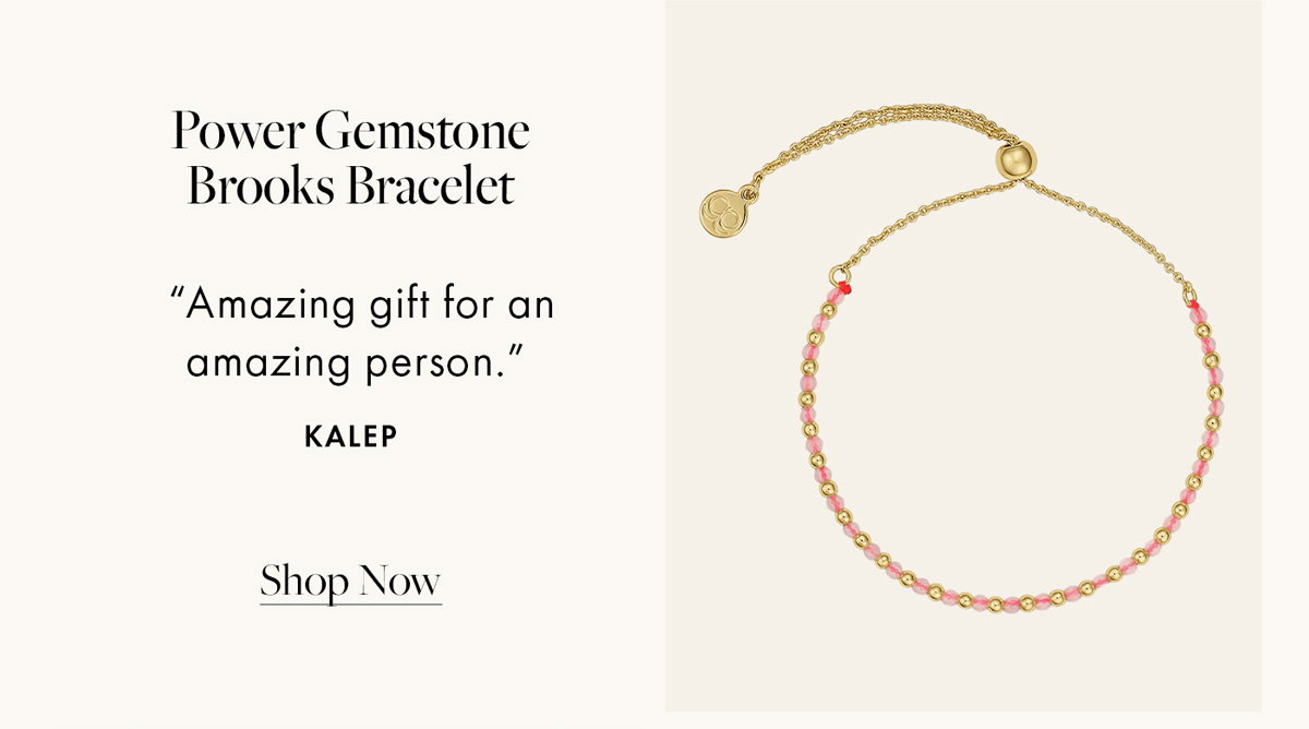 Power Gemstone Brooks Bracelet