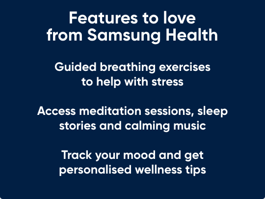 Features to love from Samsung Health banner