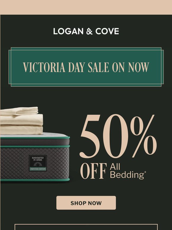 Victoria Day Sale: Upgrade Your Bed, for Less