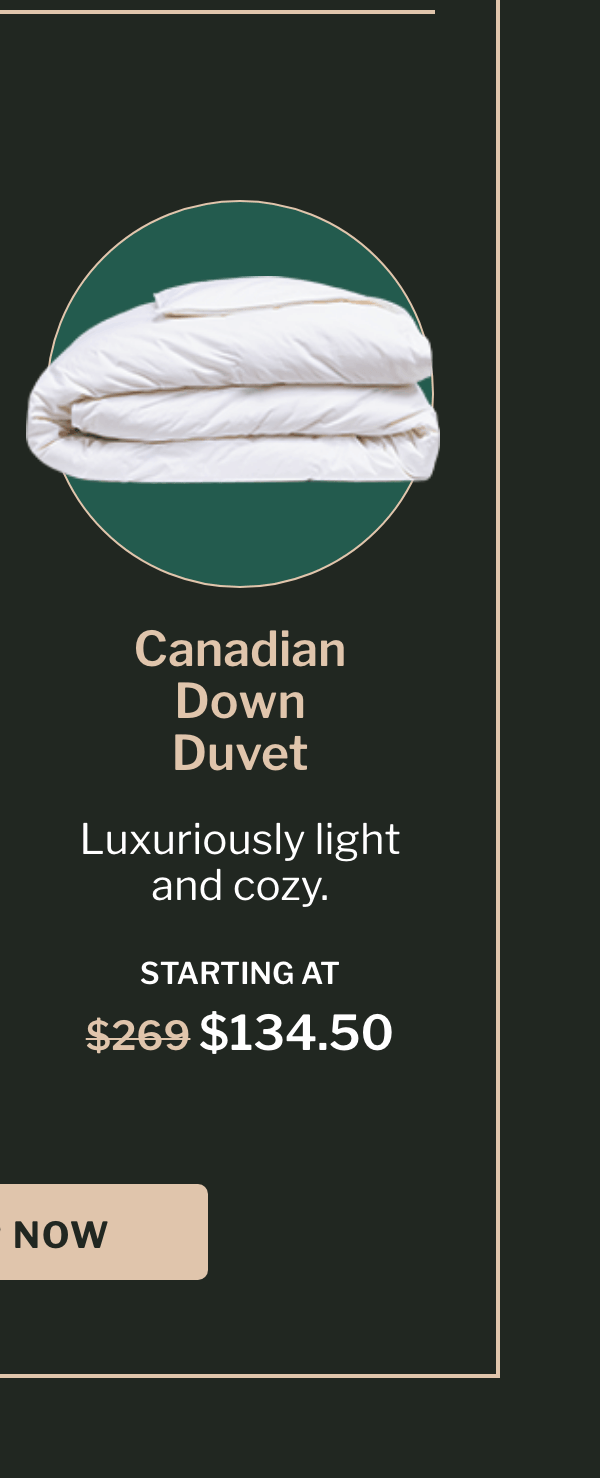 Canadian Down Duvet
