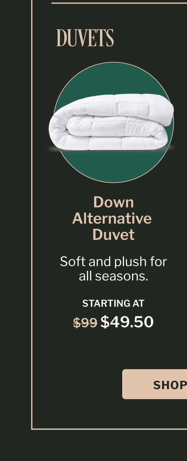 Down Alternative Duvets