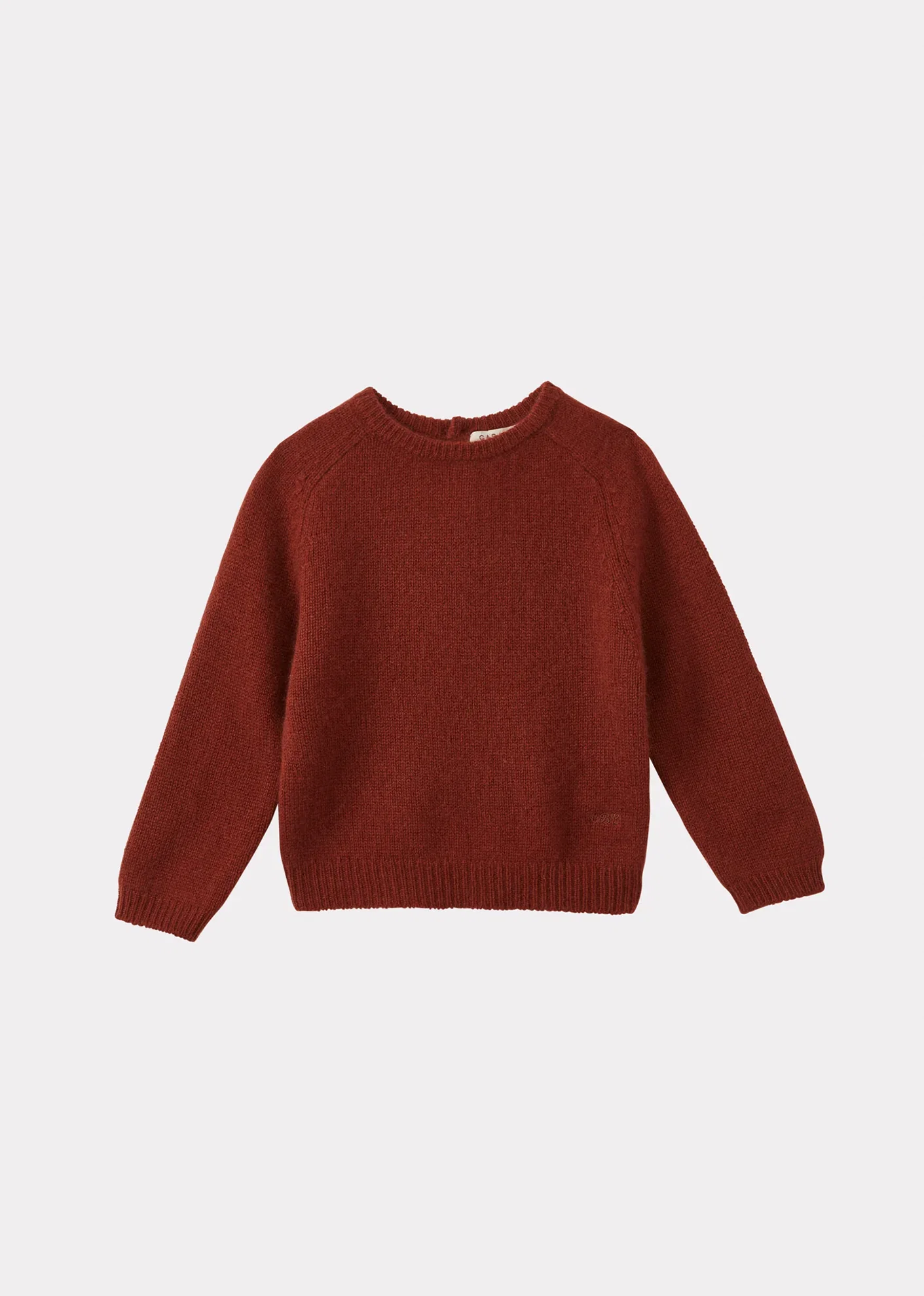 Image of POA BABY CASHMERE JUMPER - CINNAMON