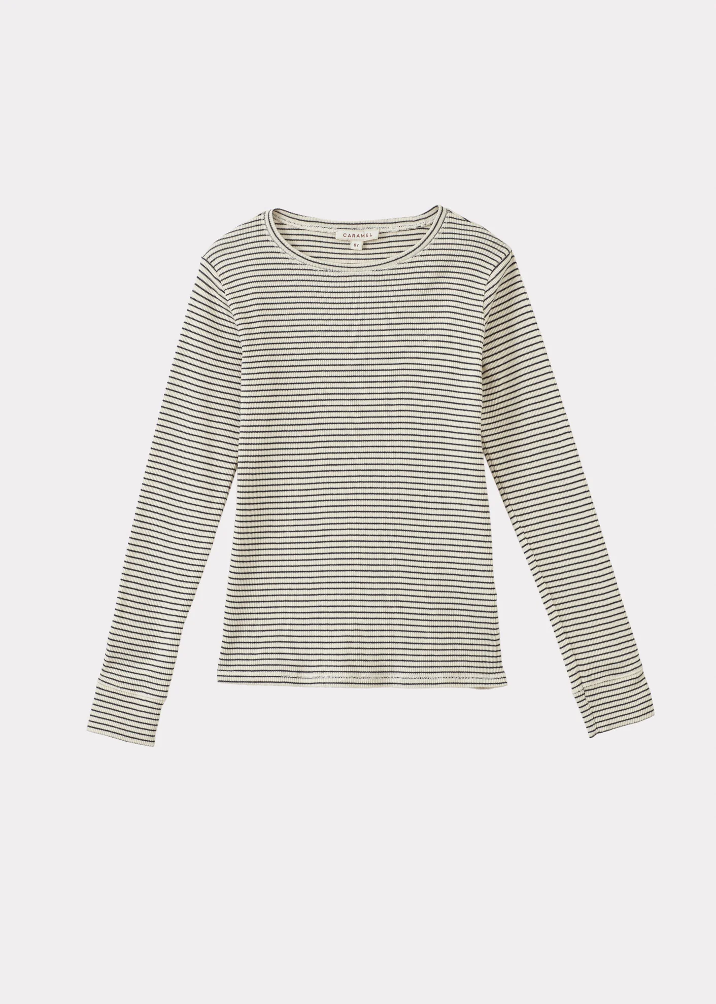 Image of KISHON CHILDREN'S COTTON T-SHIRT - NAVY / CREAM
