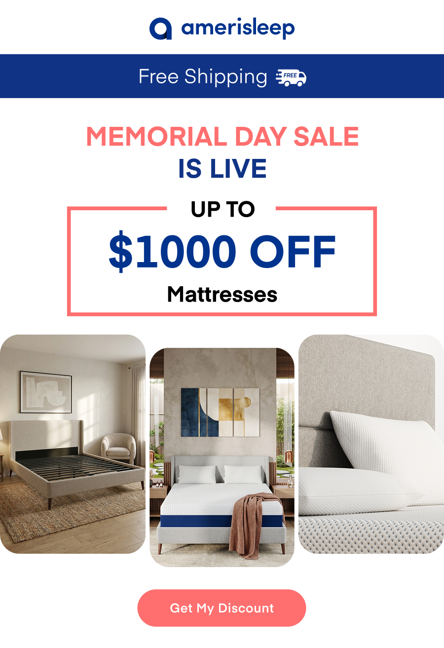 Memorial Day Sale Is Live Up To $1000 OFF Mattresses