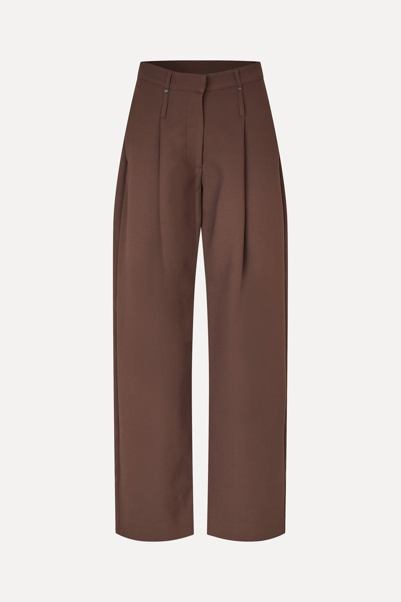 Elevated Pleat Pants - Cocoa