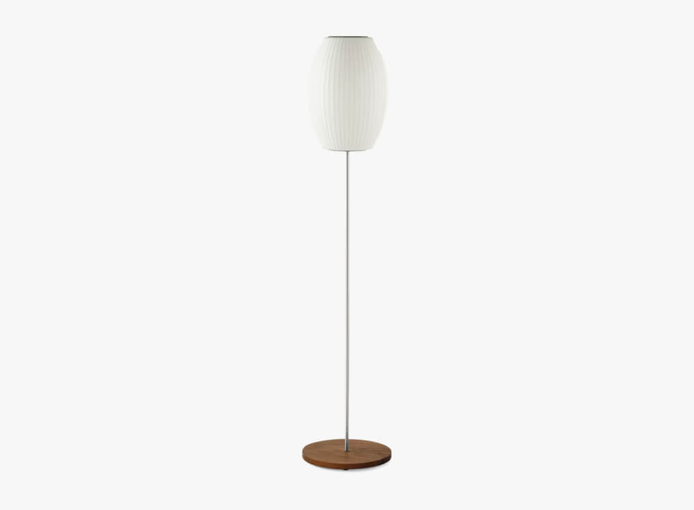 Nelson Cigar Lotus Floor Lamp