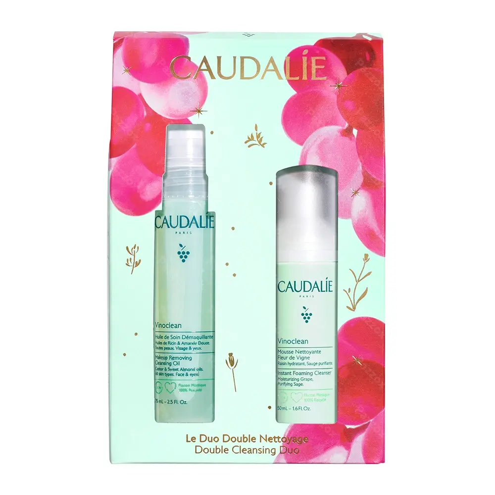 Image of Caudalie Cadeauset Vinoclean Duo - Verzorgingsolie + Reinigende Mousse