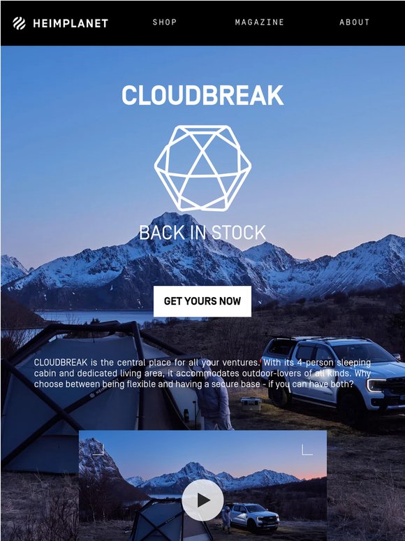Cloudbreak is back!