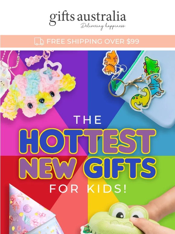 New kids' gifts alert! 6 of our favourites are in this email