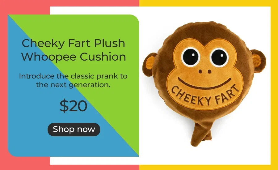 Cheeky Fart Plush Whoopee Cushion
