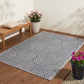 Outdoor Rug 120cm x 180cm Waterproof Anti-Slip Garden Carpet - Arch