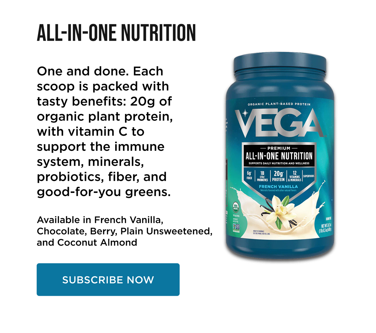 15% OFF All-In-One Nutrition