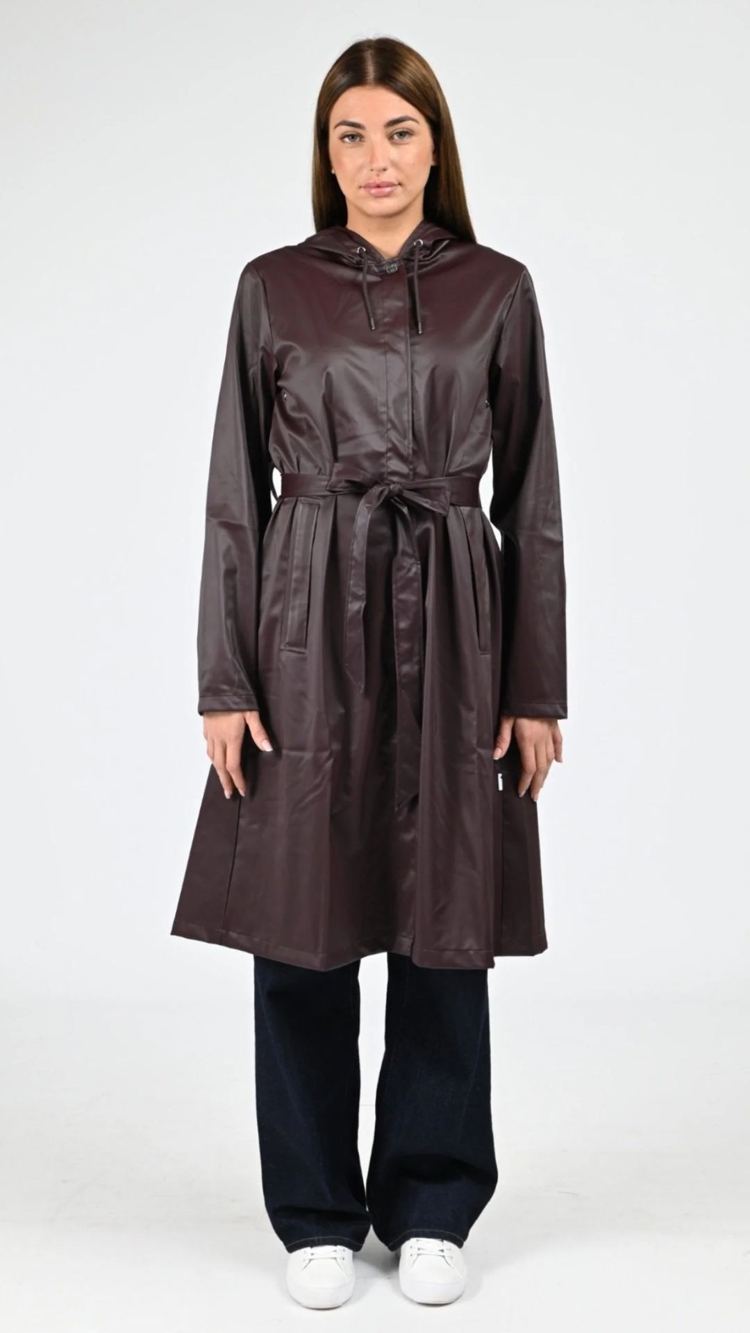 Imperméable A-Line Jacket longer 12040 bordeaux