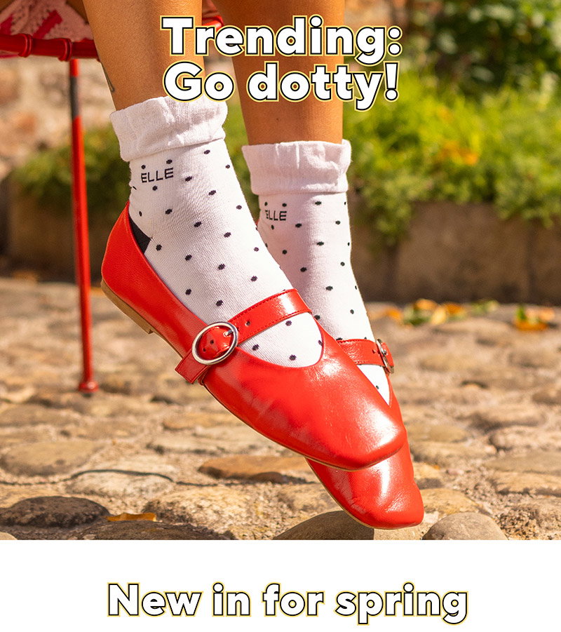 Trending: Go dotty for these new bamboo socks from ELLE