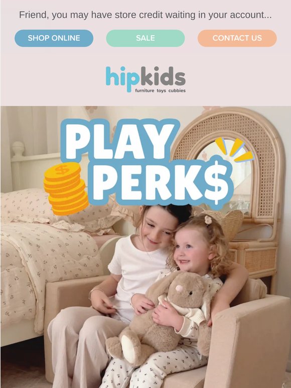 🌟 Don't Forget Your Play Perks!