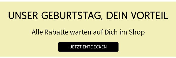 Geburtstags-Rabatte für Dich