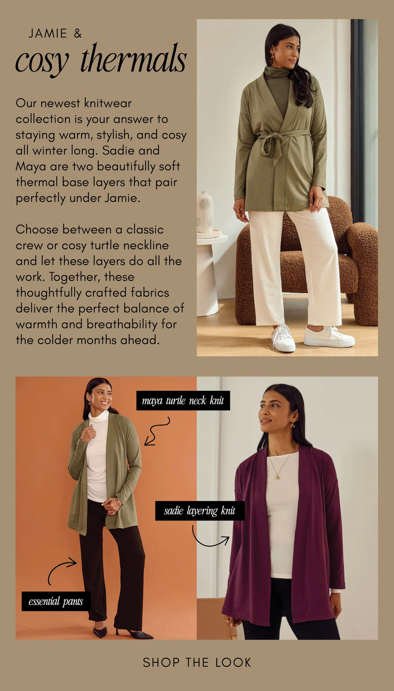 Jamie & cosy thermals - Shoo the Look