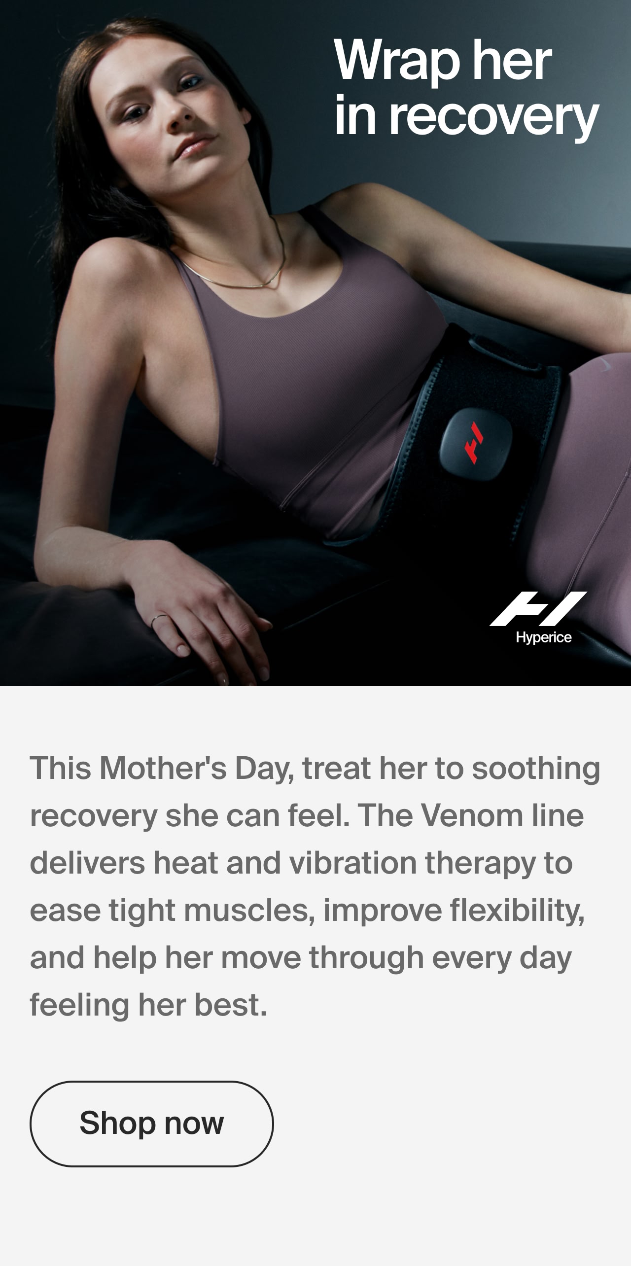 Wrap her in recovery