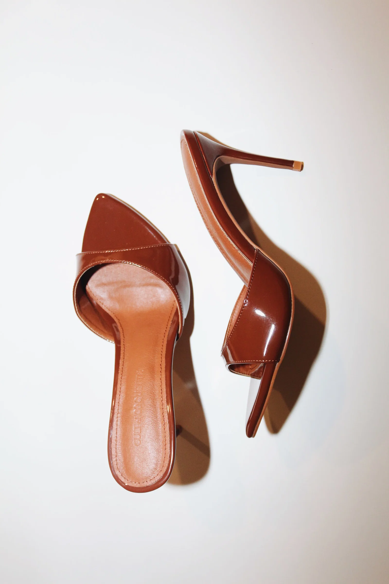 Image of Gia Chocolate Brown Patent 80 mm