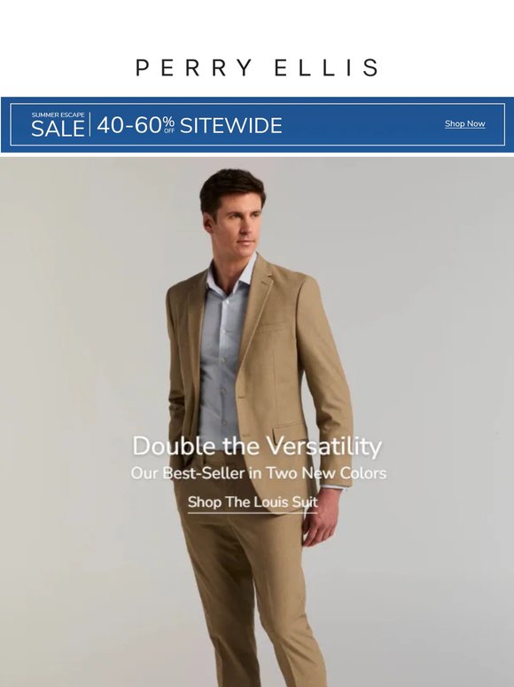 Just Arrived: 2 New Colors of the Louis Suit